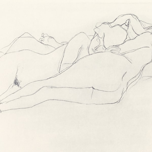 Gustav Klimt, Two Sleeping Women, 1907