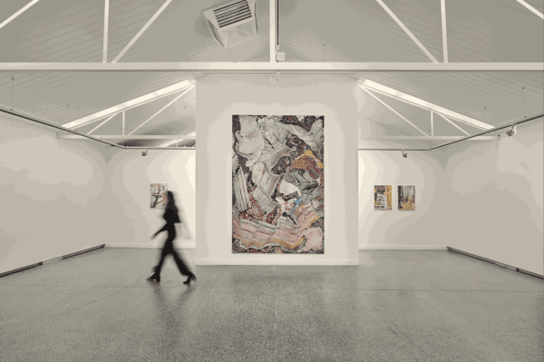 Vue de l'installation, Through Surface, Galerie Sullivan + Strumpf, Melbourne, Australie, 2023