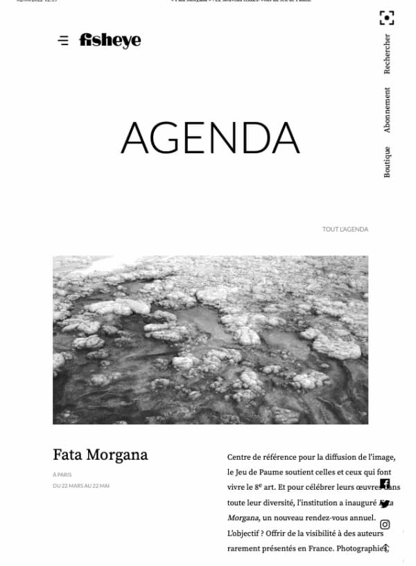 Fata Morgana - Ilanit Illouz, AGENDA - Fisheye