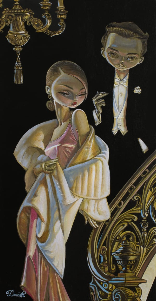 Bob Doucette A Boy Like That Acrylic on Canvas 24x12 in