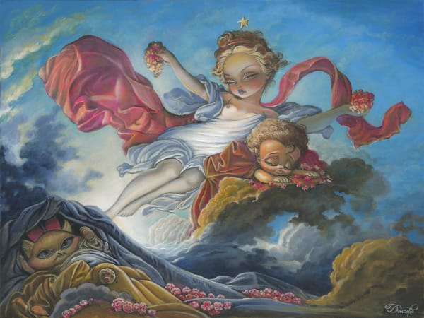 Bob Doucette Break of Dawn Acrylic on Canvas 18x24 in