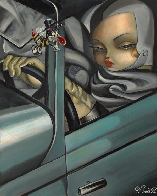 Bob Doucette Joyride Acrylic on Canvas 20x16 in