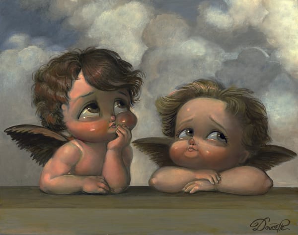 Bob Doucette Cheribum Acrylic on Canvas 11x14 in