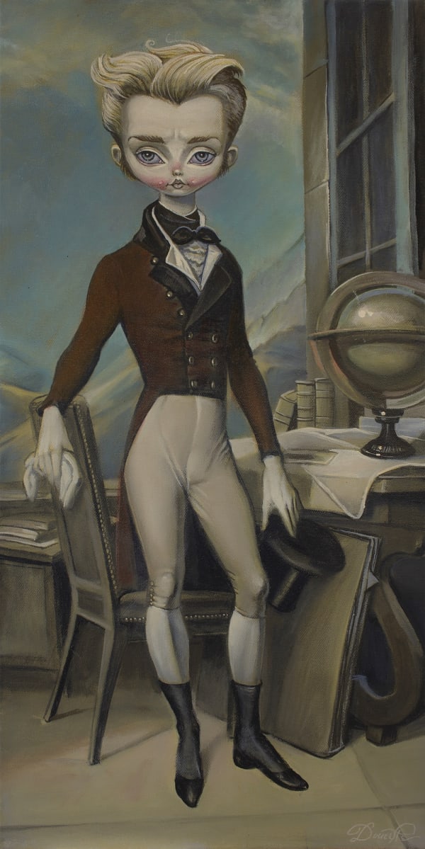 Bob Doucette Gentry Acrylic on Canvas 24x12 in