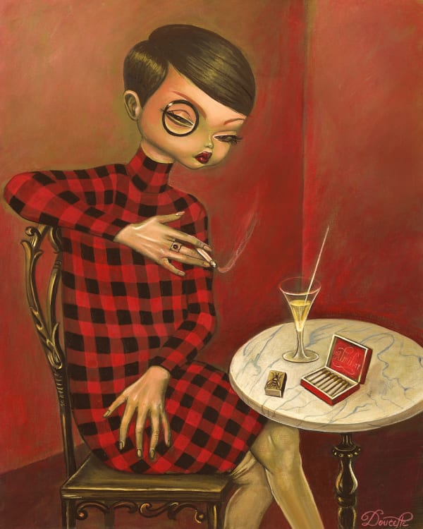 Bob Doucette Otto My Love Acrylic on Canvas 20x16 in