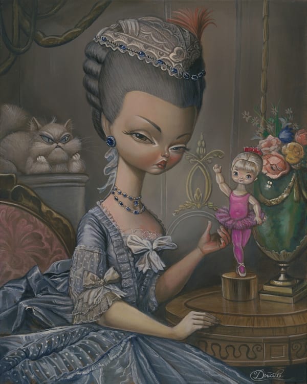 Bob Doucette Terpsichore Acrylic on Canvas 20x16 in