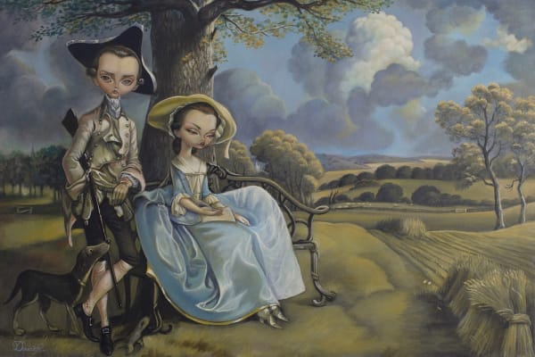 Bob Doucette Wasteland Acrylic on Canvas 24x36 in