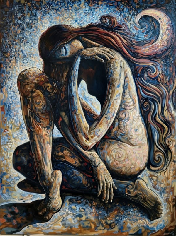 Darwin Leon Within Oil on Canvas 48x36 in