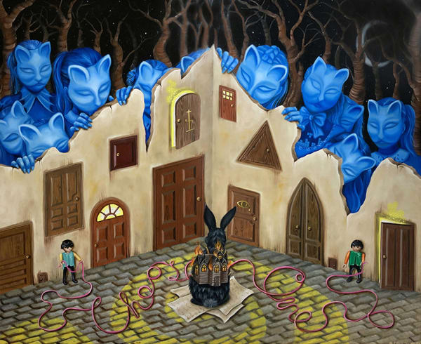 Ginger Choose One Oil on Panel 23x28 in