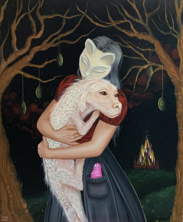 Ginger Eternal Crush Oil on Panel 25x21 in