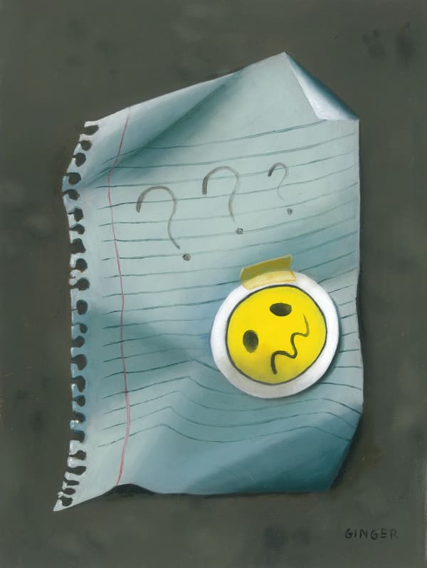 Ginger Mood n˚1 Oil on Panel 8x6 in