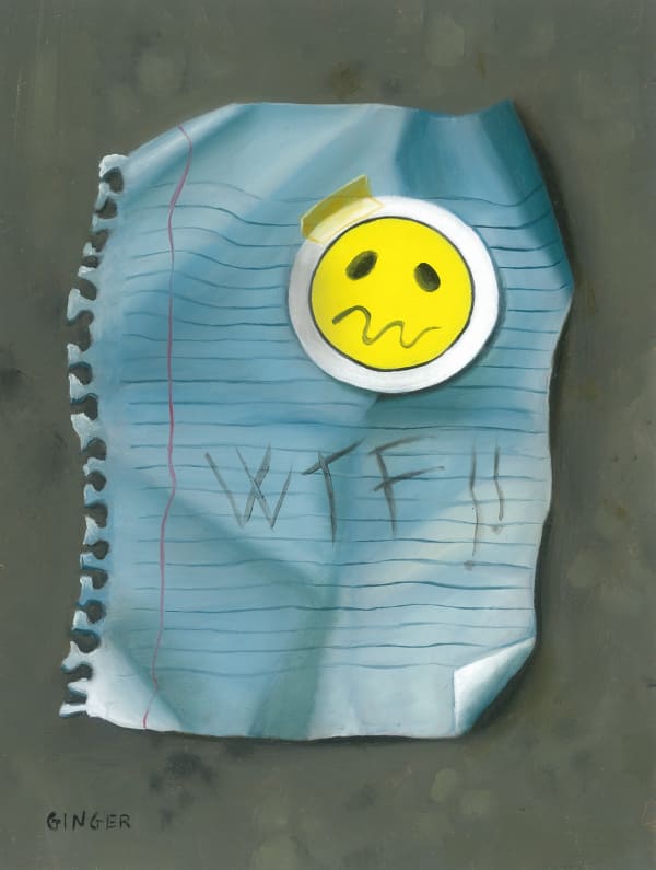 Ginger Mood n˚4 Oil on Panel 8x6 in