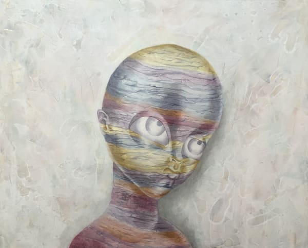 Daerb Teews Chalcedony Oil on Panel 24x30 in