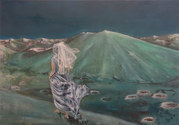 Isabel Friedrich Dahinten Oil on Canvas 70x100 cm