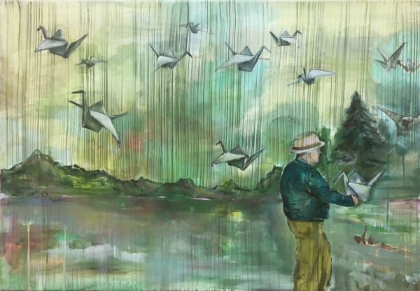 Isabel Friedrich Haben Sie Nämlich Nicht Acrylic & Oil on Canvas 70x100 cm