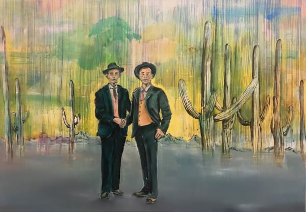 Isabel Friedrich Wissen Sie, Sie Acrylic & Oil on Canvas 70x100 cm