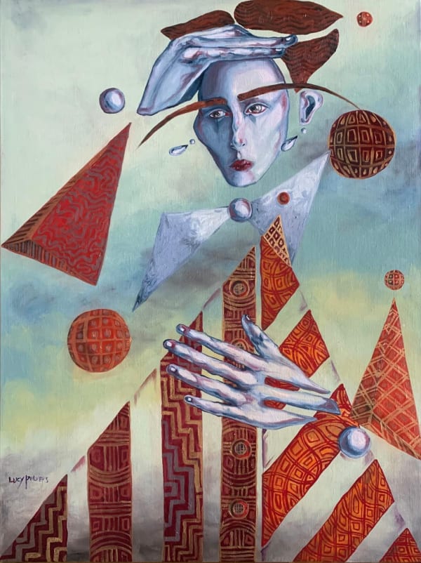 Lucy Pulvers The Seer Oil on Linen 104x78 cm