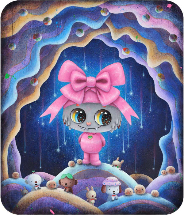 Yalong Wang The Shining Gift Acrylic on Canvas 70x60 cm