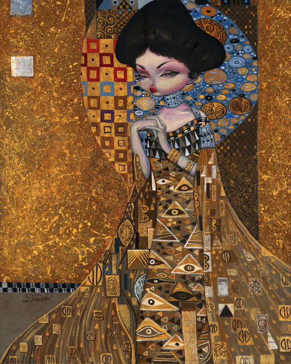 Bob Doucette All In The Golden Afternoon Acrylic on Canvas 20x16 in