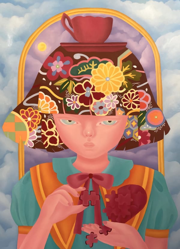 Jam Thanyapat Fill Full The Heart Oil on Linen 70x50 cm