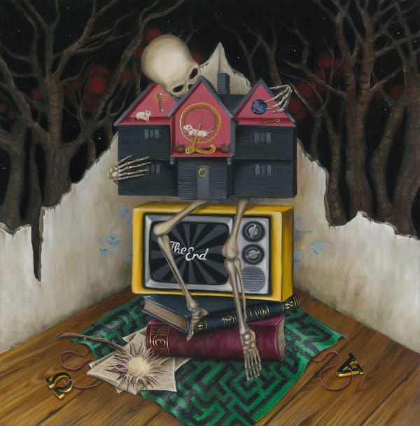 Ginger Is This Your Journey Oil on Panel 20x19 in