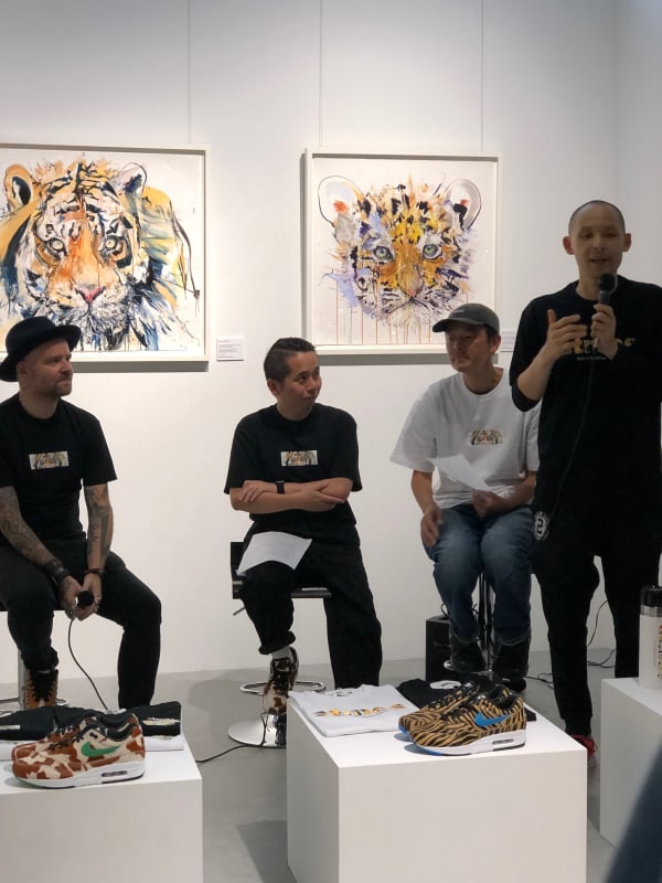 A recap of the atmos x Dave White Exhibition and Apparel launch at the new Atmos Sendagaya gallery/store in Tokyo. Special thanks to Atmos Japan.