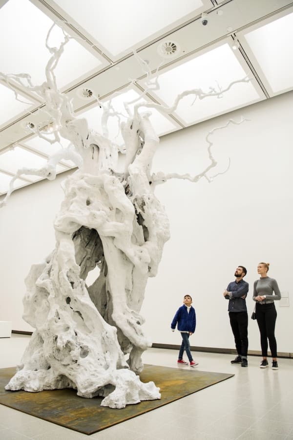 Ugo Rondinone, cold moon, 2011, at Among the Trees, Hayward Gallery, 2020. © Ugo Rondinone 2020. Courtesy of Hayward Gallery. Photo: Linda Nylind