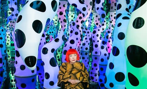 © YAYOI KUSAMA. Courtesy David Zwirner, New York; Ota Fine Arts, Tokyo/Singapore/Shanghai; Victoria Miro, London/Venice.
