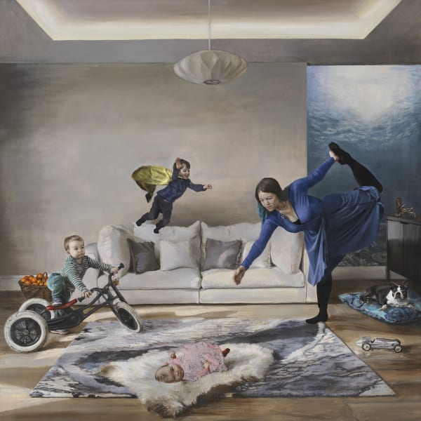 Straubenzee Portrait Painting The Jokers Christian Furr 2014