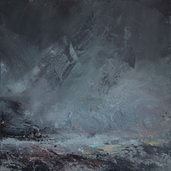 Janette Kerr, Skyuimy, Shaabers Head (Dark clouds high in the sky)