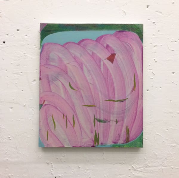 Dump Your Lumps acrylic on plywood 45.2 x 37.5 Delia Baillie