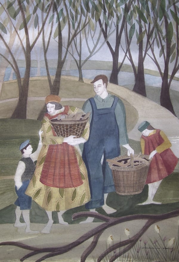 Forest Collection Watercolour 56 x 40cm Madeleine Hand