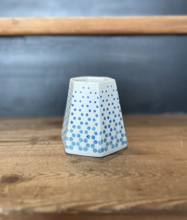 Small Origami Vase 2, 2022 Porcelain clay 8.5 x 8.5cm Saya McNairn-Yanagi
