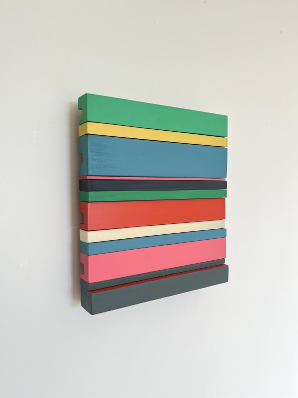 Deckchair 2 Unwanted beech chairs, paint, wax 20 x 18 x 3 cm Justine Watt