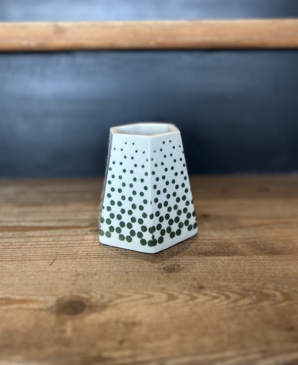Small Origami Vase 7, 2022 Porcelain clay 8.5 x 8.5cm Saya McNairn-Yanagi