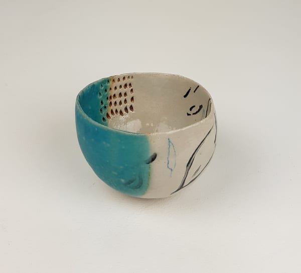 Bowl 10 handbuilt stoneware 10cm Fiona Thompson