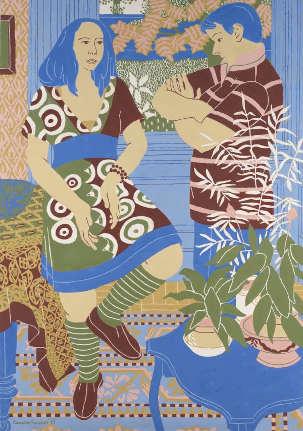 Watch This, 2013 Oil on Board 122x86cm Norman Gilbert