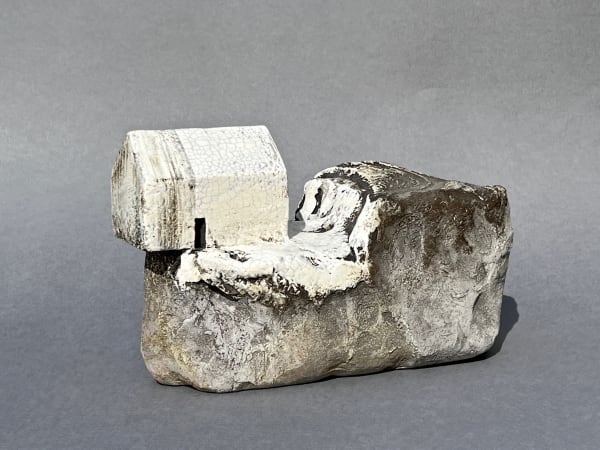 Rowena Brown, Cling I (white house on rock)