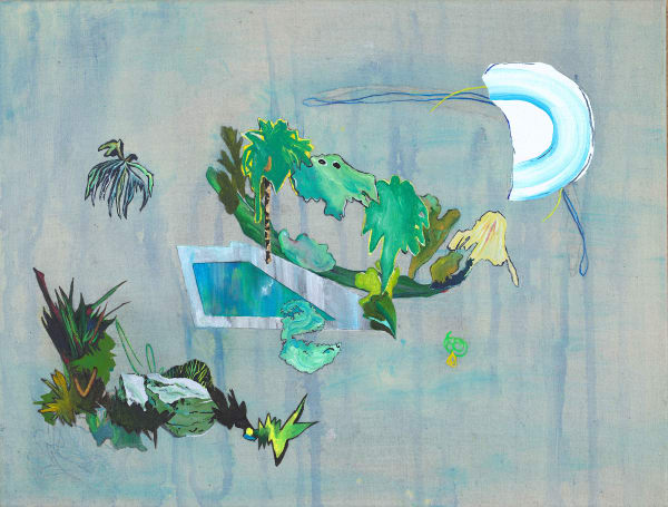 Karen Maxted, Blue Rainbow, 2022