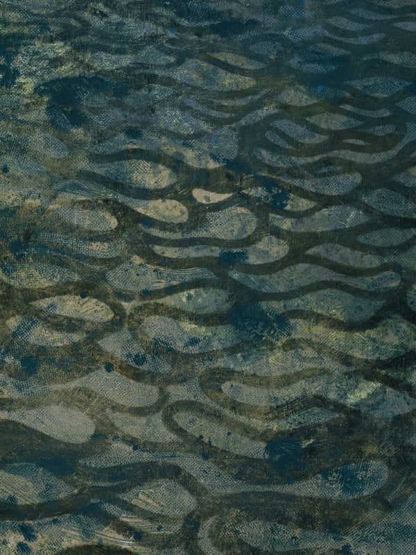 Attend oil on antique canvas 53.5x35cm David Cass