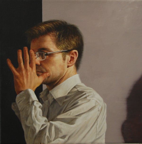 Storyteller Oil 40x40cm Graeme Wilcox