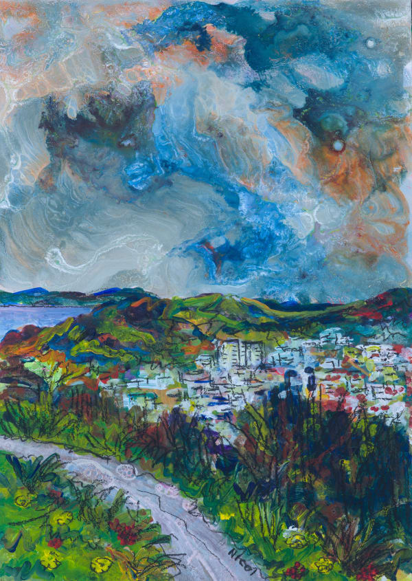 Ruth Nicol, Watching the Storm From Dundee Law, 2023