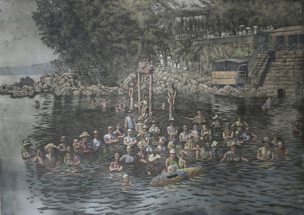 Reinhard Behrens, The Croatian Holiday (Etching)