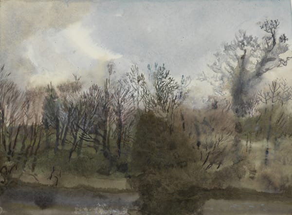 Catharine Davison, Floating Trees, (Dalmeny from Crammond).