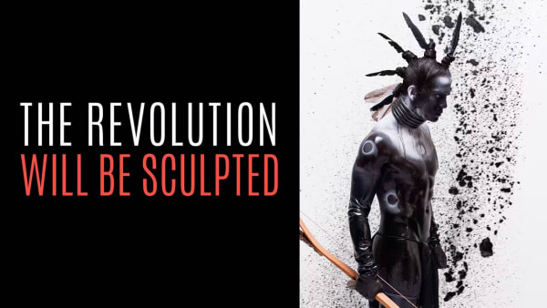 Po’pay, Leader of the Pueblo Revolt, 2024; photography, digital, & mixed media. (© Virgil Ortiz, 2024)