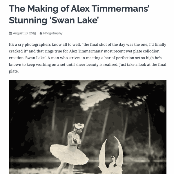 Screenshot of the article