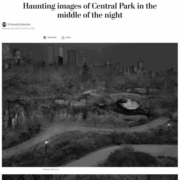 Washington Post clipping of the article