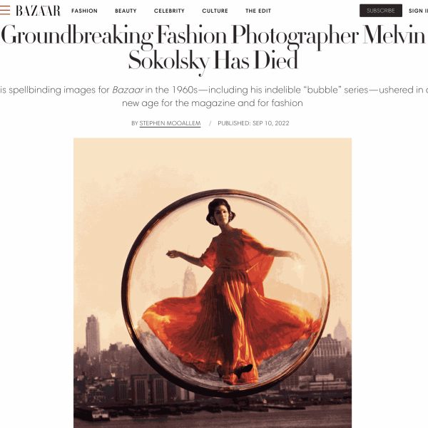 Screenshot of the article