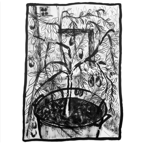 La Reunion V 30X40Cm Indian Ink On Paper