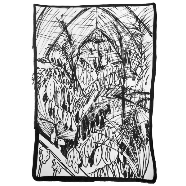 Palm House Ii 30X40Cm Indian Ink On Paper